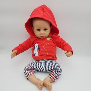 Linda Murray ADG Baby Reborn Doll LOOKS SO REAL Blue Eyes 19"‎ Works